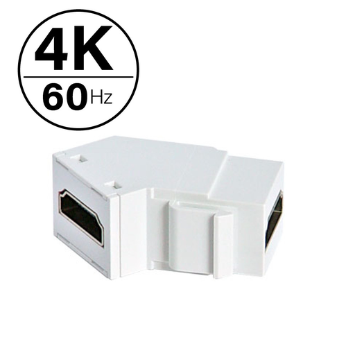 WP124KWH - 4k HDMI Keystone Insert, White