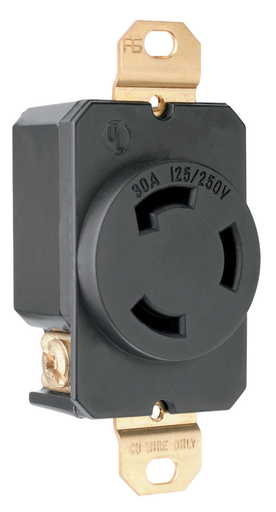 30A Non-NEMA 3 Wire - Single Receptacle