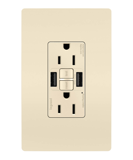 Product image for P&S 1597TRUSBAALA SELF-TEST GFCI RE