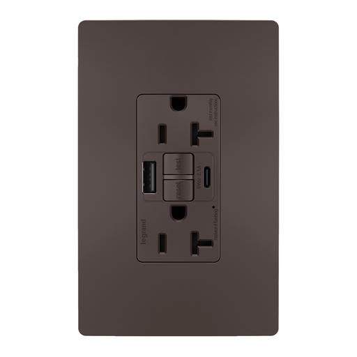 Product image for P&S 2097TRUSBAC SELF-TEST GFCI RECE