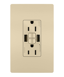 PASS 1597TRUSBAAI SELF-TEST GFCI RECEP TR 15A W/ USB AA I