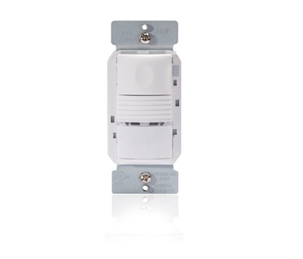 Product image for Wattstopper PW-100-B 120/277 VAC Black Passive Infrared Wall Switch Occupancy Sensor