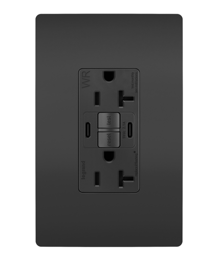 Product image for P&S 2097TRWRUSBCCBK SELFTEST GFCI R