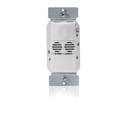 Product image for Wattstopper UW-100-W 120/277 VAC 50/60 Hz White Ultrasonic Wall Switch Occupancy Sensor