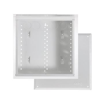 Product image for On-Q EN1400 14.3 x 3.7 x 14.1 Inch Powder Coated Glossy White Screw-On Cover Enclosure