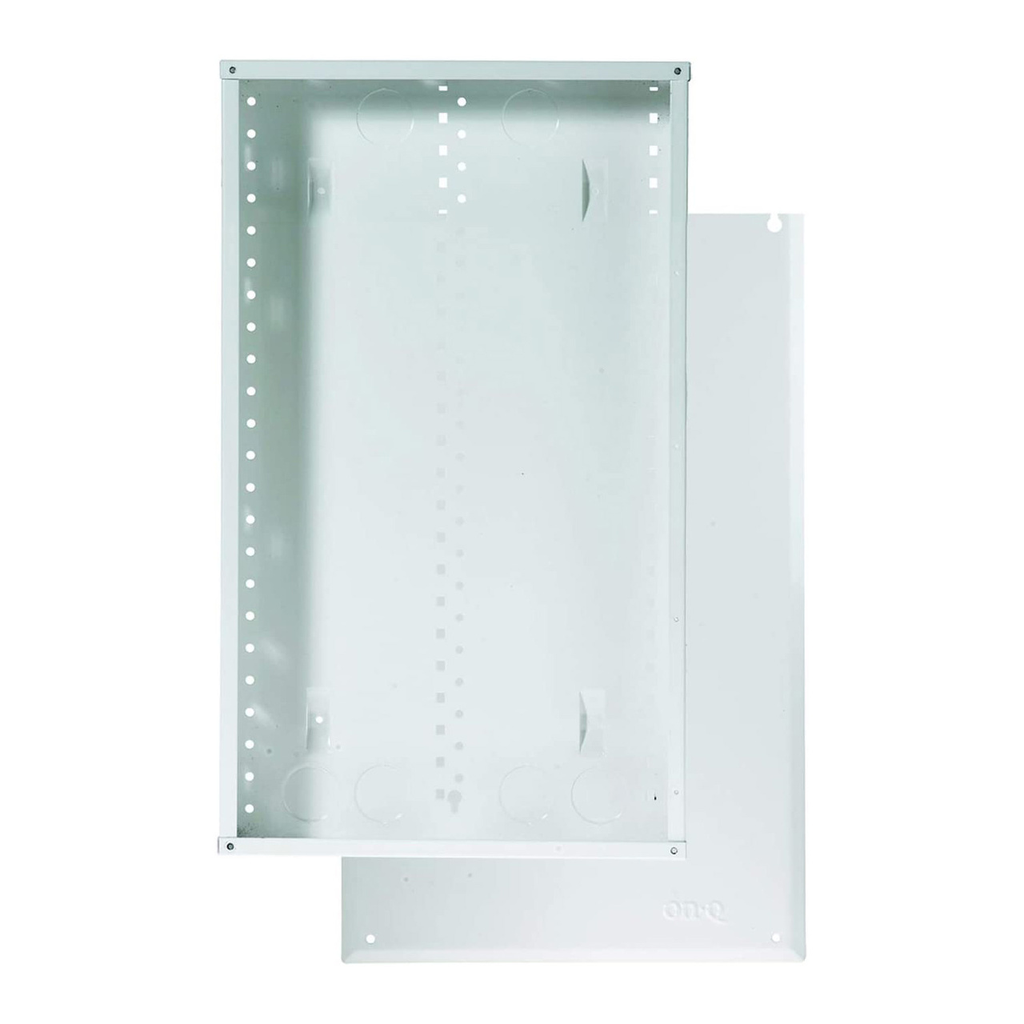 Product image for On-Q EN2800 14.3 x 3.7 x 28.1 Inch Powder Coated Glossy White Screw-On Cover Enclosure