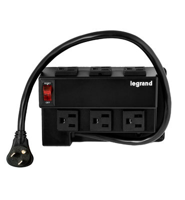 Product image for On-Q AC1031 Half Width Enclosure Power Strip Module