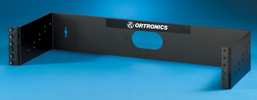 Product image for Ortronics OR-604004396 19 x 6 x 3.5 Inch Black Wall Mounting Bracket