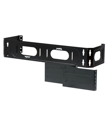 Product image for Pass & Seymour AC1902 19" 2U Hinged Wall-Mount Bracket with Switch Extenders