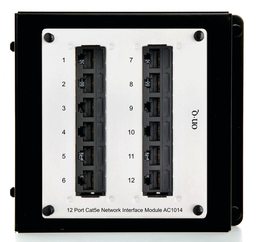 PASS AC1014 12PORT CAT5E NETWORK INTERFACE MOD