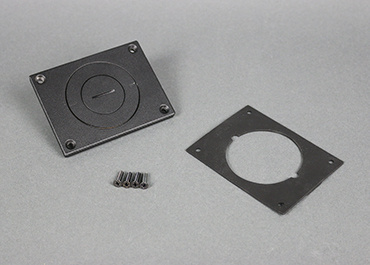 Product image for Wiremold 829CKAL-1GY Communications Cover Plate