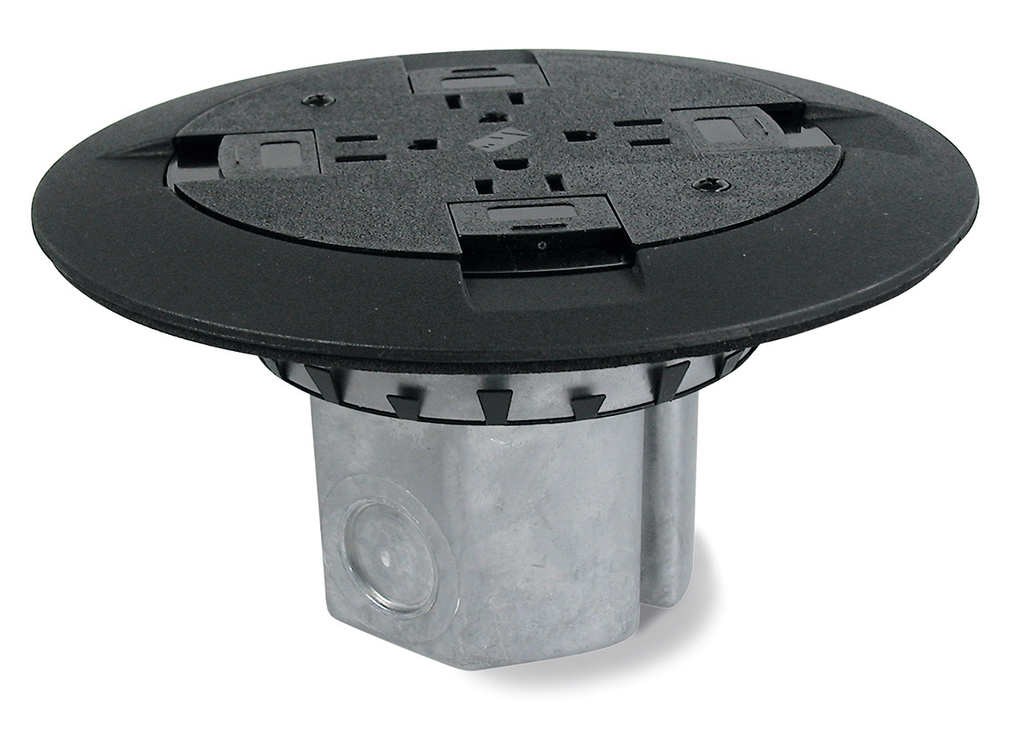 Product image for Wiremold 861QTCAL 861QTC-Series Wood Floor Box Assembly