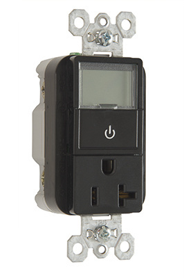 Product image for P&S PLT26351BK PLUGLOAD TIMER 20A 1