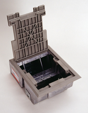Product image for Wiremold AF3-KT AF3-Series Raised Floor Box