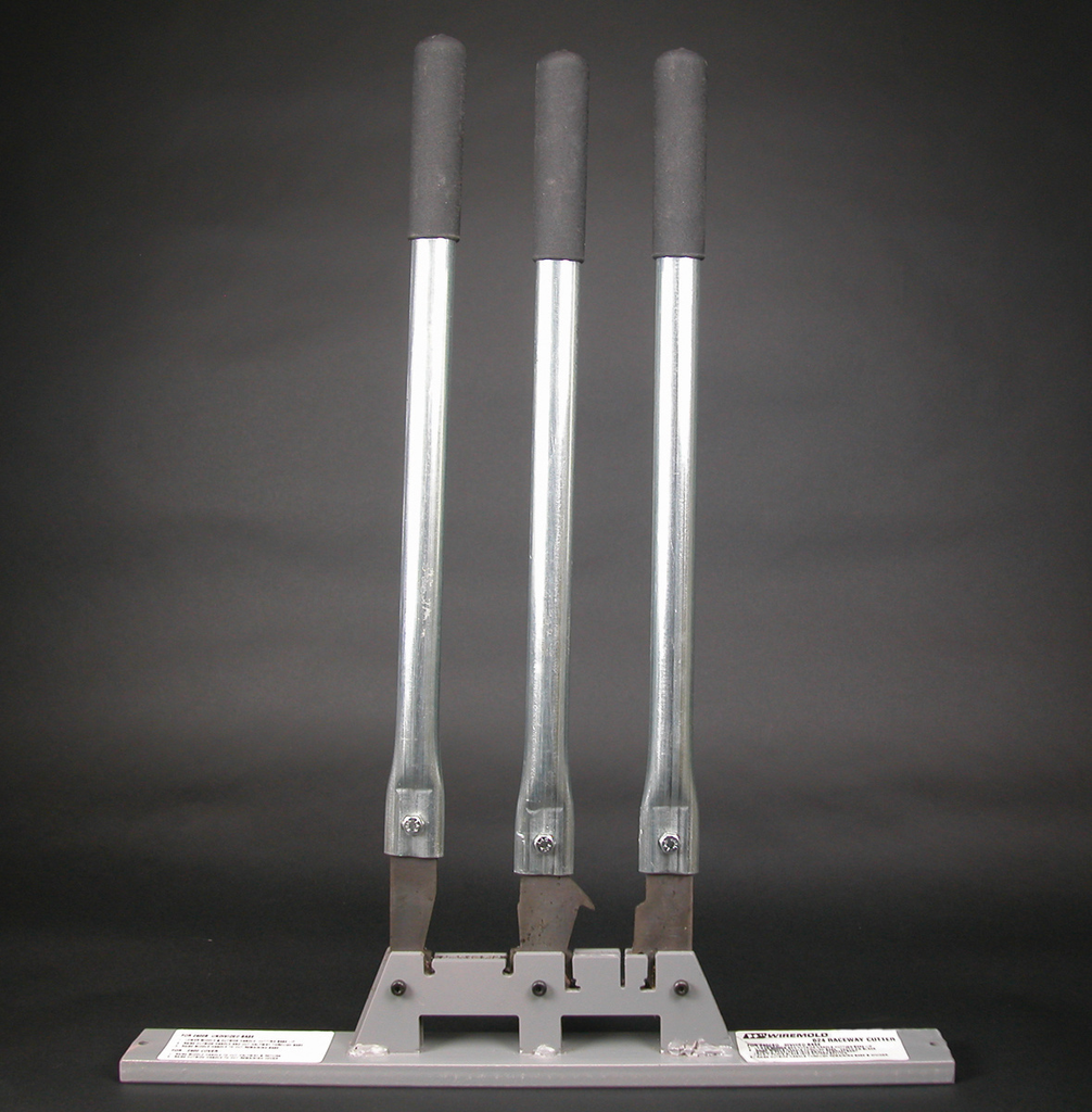 Product image for Wiremold 624 Steel Dual Channel Raceway Base and Cover Cutter