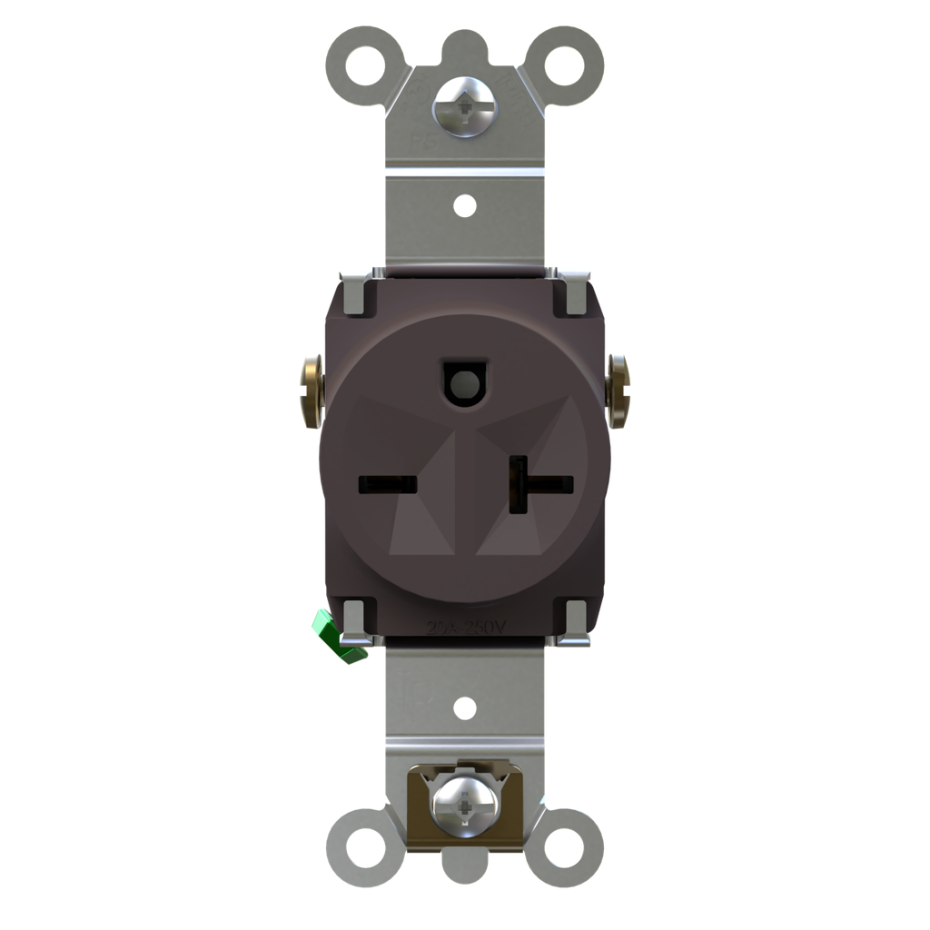 Product image for P&S TR5871 TR SGL REC 20A/250V S+B