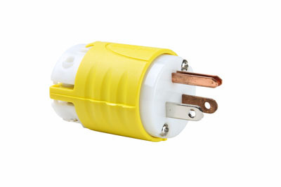 Product image for Pass & Seymour GR5266-X Straight Blade Plug 2Pole 3Wire 15Amp 125Volt Corrosion Resistant