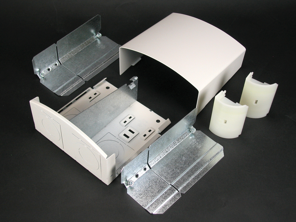 Product image for Wiremold DS4010A-DG DS4000-Series Entrance-End-Fitting