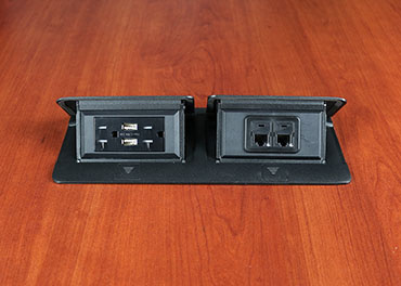 Product image for LCAN DQFP20UBK-2A DUAL BLACK, 20A T