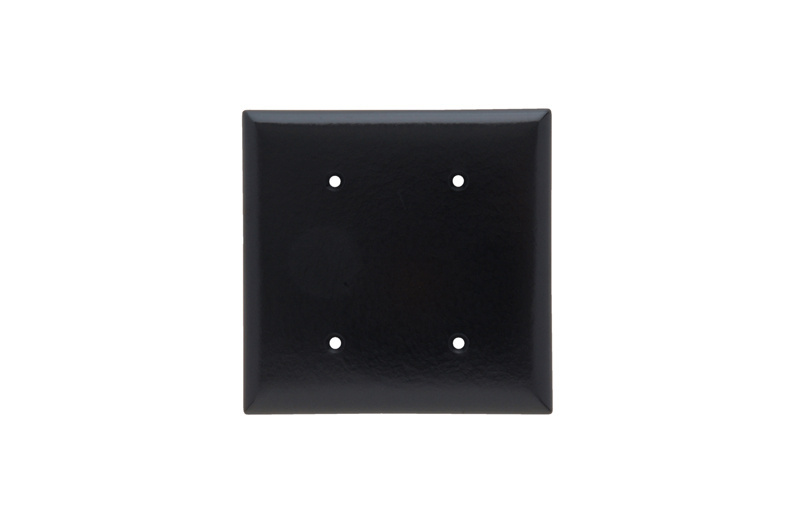 Product image for P&S SP24BK SMOOTH WALL PLATE 2G BLN