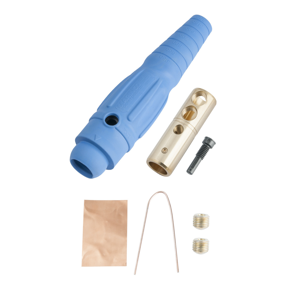 Product image for Pass & Seymour PLS1820-FBL Female Cam Device, Plug, 400A 600V, Cable Size #2 - #2/0, Blue