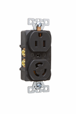Product image for Pass & Seymour 4792 Receptacle Duplex Combination