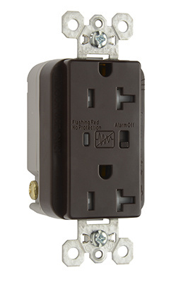 Product image for SPD RECP TR 20A/125V ALARM BR