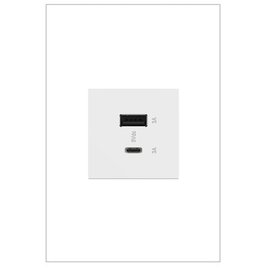 Product image for ADO ARUSB2AC6W4 DUAL USB, TYPE A/C,