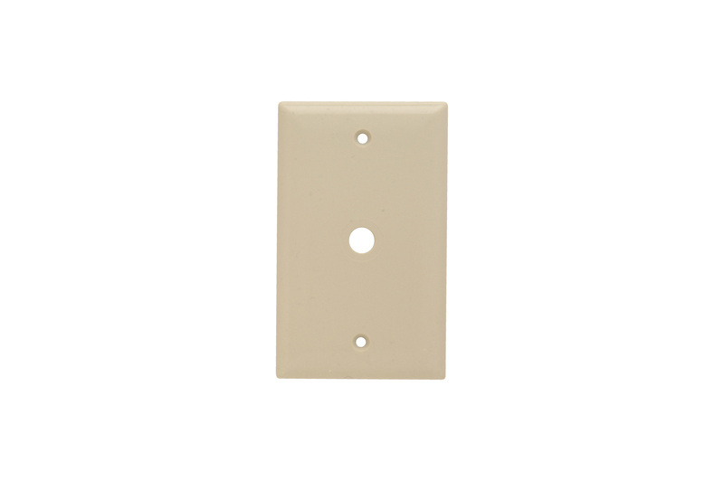Product image for Pass & Seymour SP11-I 1Gang Wall Plate, 13/32" Telephone / Cable Outlet, Standard - Ivory