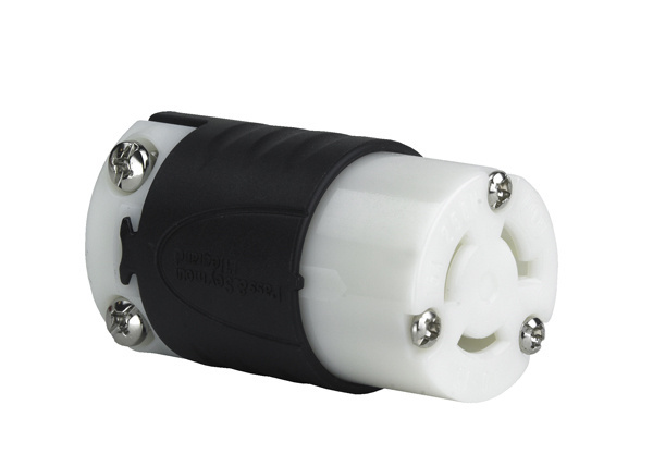 Product image for Pass & Seymour PSL615-C Turnlok Connector, 15A 250V, Extra-Hard Use (EHU) - Yellow