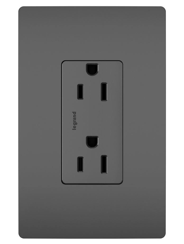 Mayer-DDS-radiant® Tamper-Resistant Outlet, Black-1