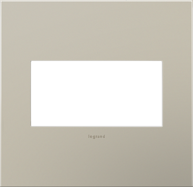 Product image for Pass & Seymour AWC2G-SN4 2-Gang 2-Module Wall Plate - Satin Nickel