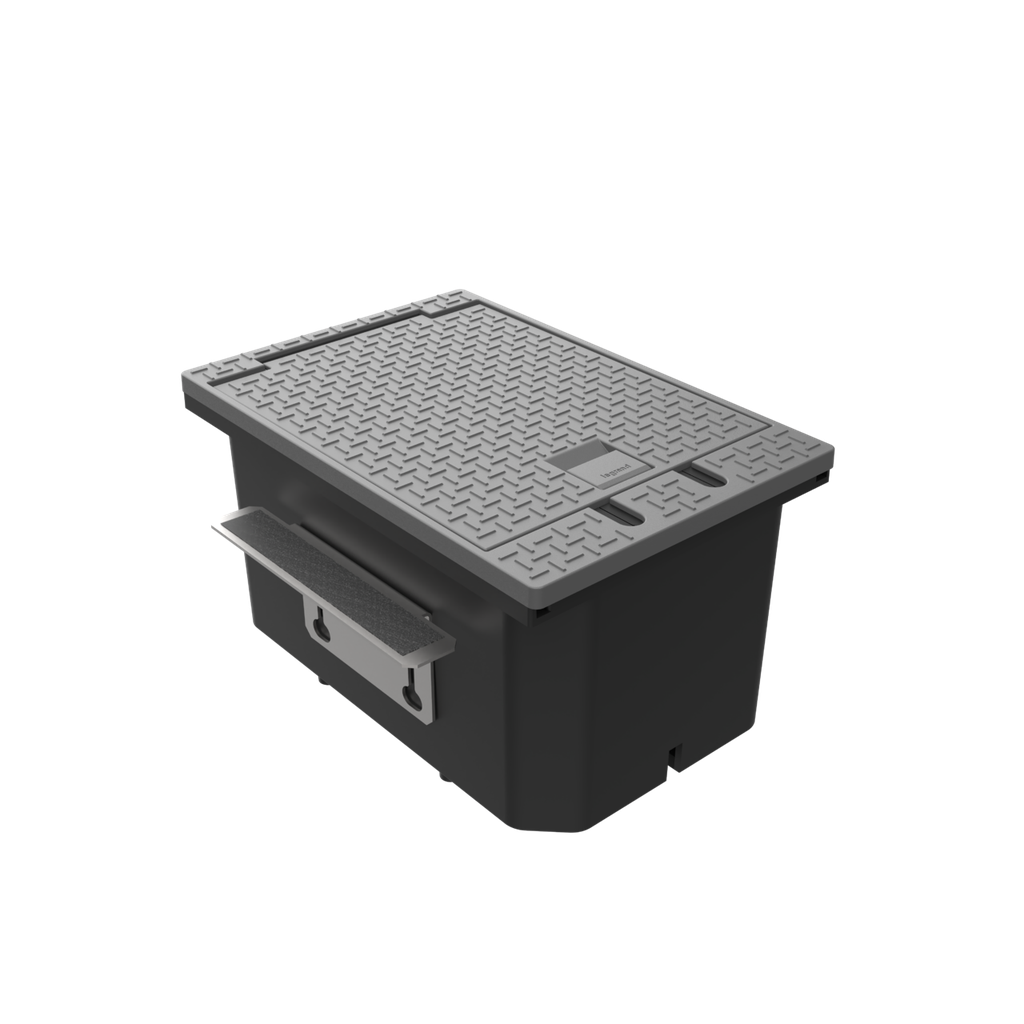 Product image for WM XFB2GGY OUTDOOR ROOFTOP BOX UNWI