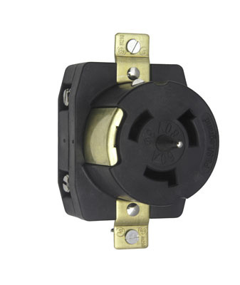 Product image for Pass & Seymour CS8169 Turnlok Receptacle, California Standard Style, 50amp 3phase 480V