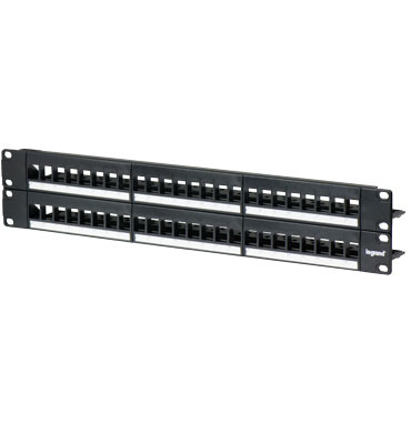 Product image for OnQ WP48RM 48-PORT KEYSTONE RACK MO