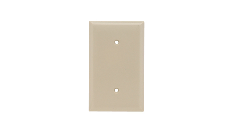 Product image for Pass & Seymour SP14-I 1Gang Wall Plate, Blank, Strap Mount, Standard - Ivory