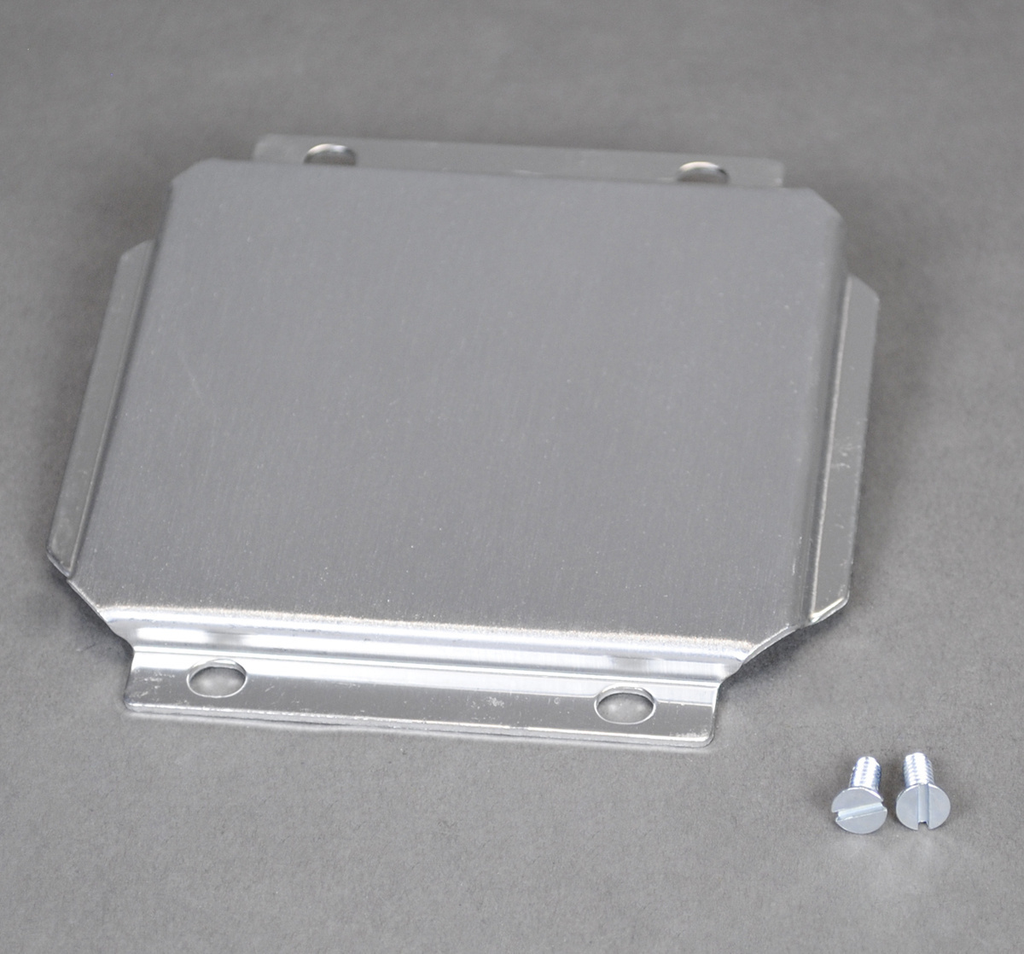 Product image for Wiremold LTF48-B Multiplex Blank Faceplate