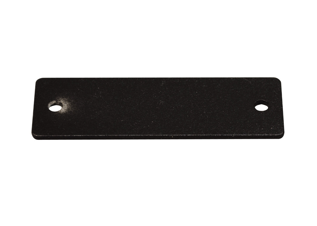 Product image for Wiremold AV9003BK 2.2 x 0.7" Black Metal 1-Plate Audio/Video Interface Plate