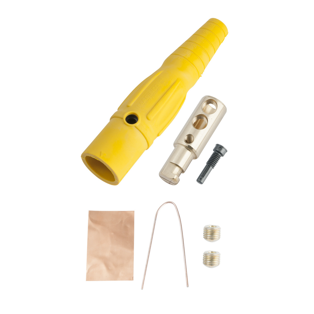 Product image for P&S PS20MBY 400A 600V MALE PLUG YEL