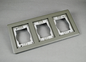 Product image for Wiremold 837TCAL-GY Carpet and Tile Flange