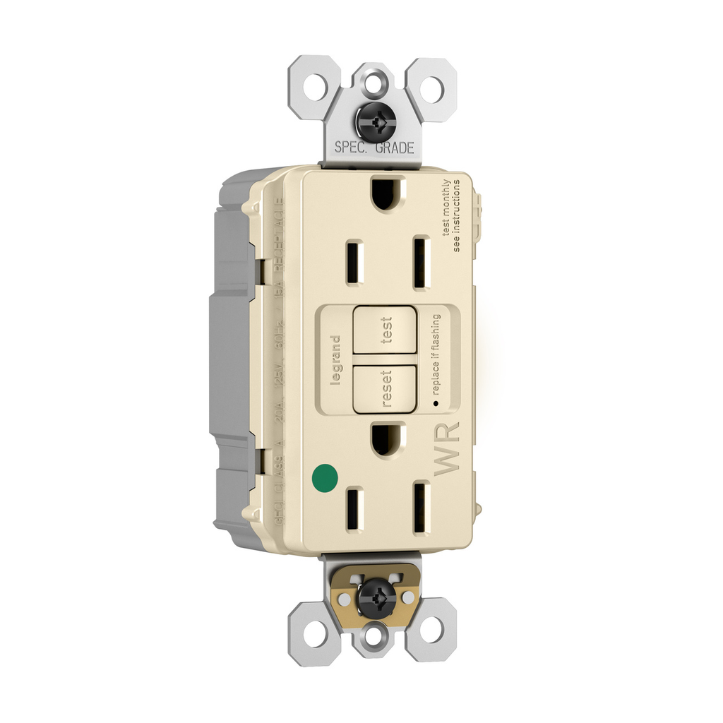 Product image for P&S PT1597HGTRWRLA PLUGTAIL GFCI RE