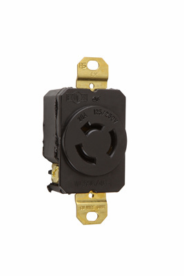 Product image for Pass & Seymour 7310 Turnlok Receptacle 3pole 3wire 20A 125/250v