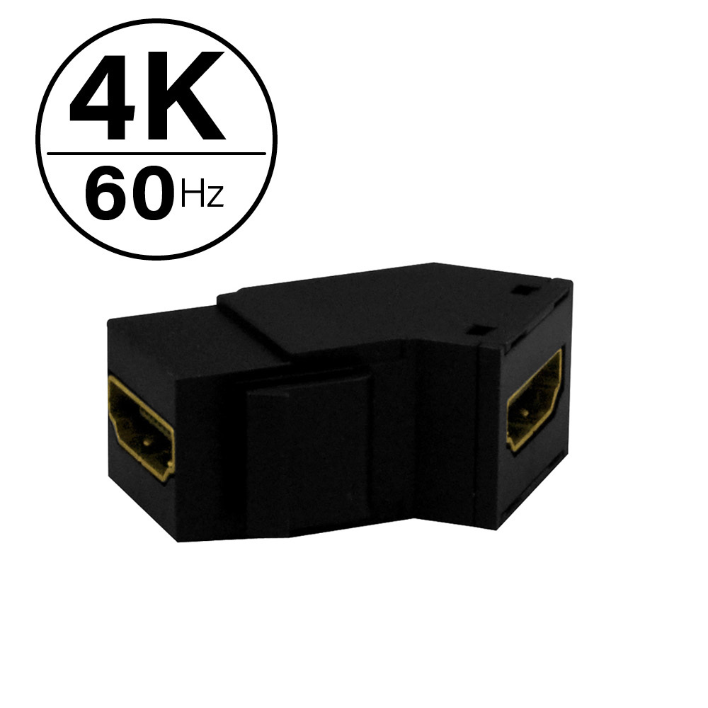 Product image for OnQ WP124KBK 4K HDMI KEYSTONE INSER