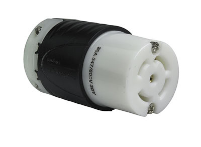 Product image for Pass & Seymour L2330-C Turnlok Connector, 5wire, 30amp 347/600V