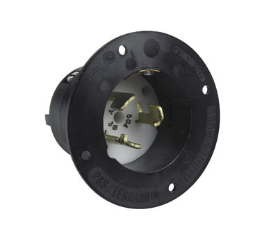 Product image for P&S CS8375 3P4W 3 PH 250V INLET