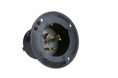 Product image for Pass & Seymour CS6375 Inlet California Standard 125/250V 3pole 4wire 125/250V
