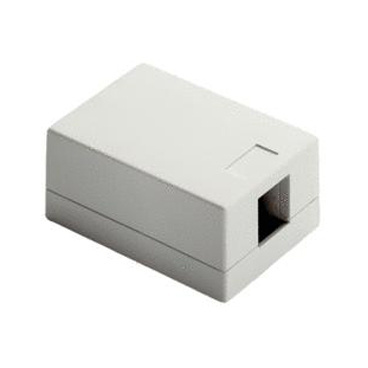 Mayer-DDS-Surface Mount Box 1-Port, Ivory-1