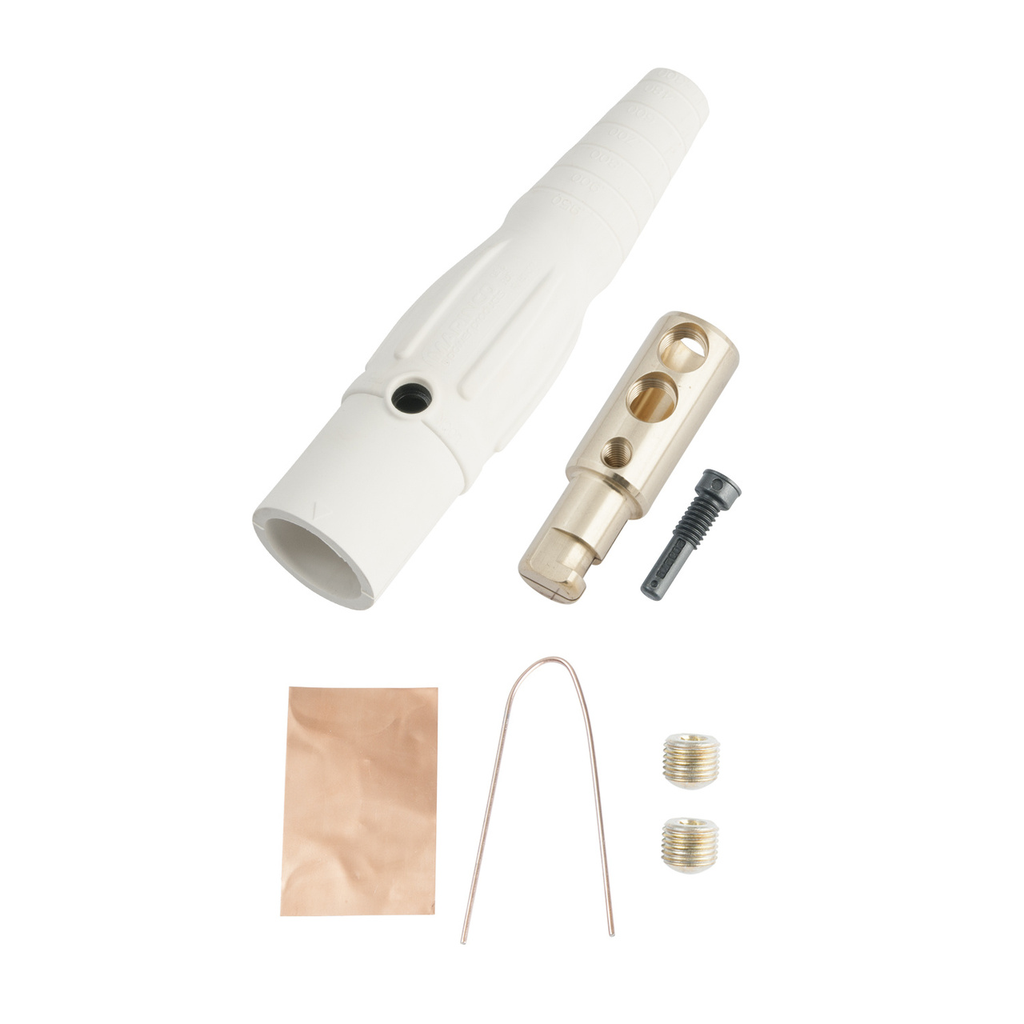 Product image for Pass & Seymour PS20-MBW Male Cam Device Plug, 400A 600V - White