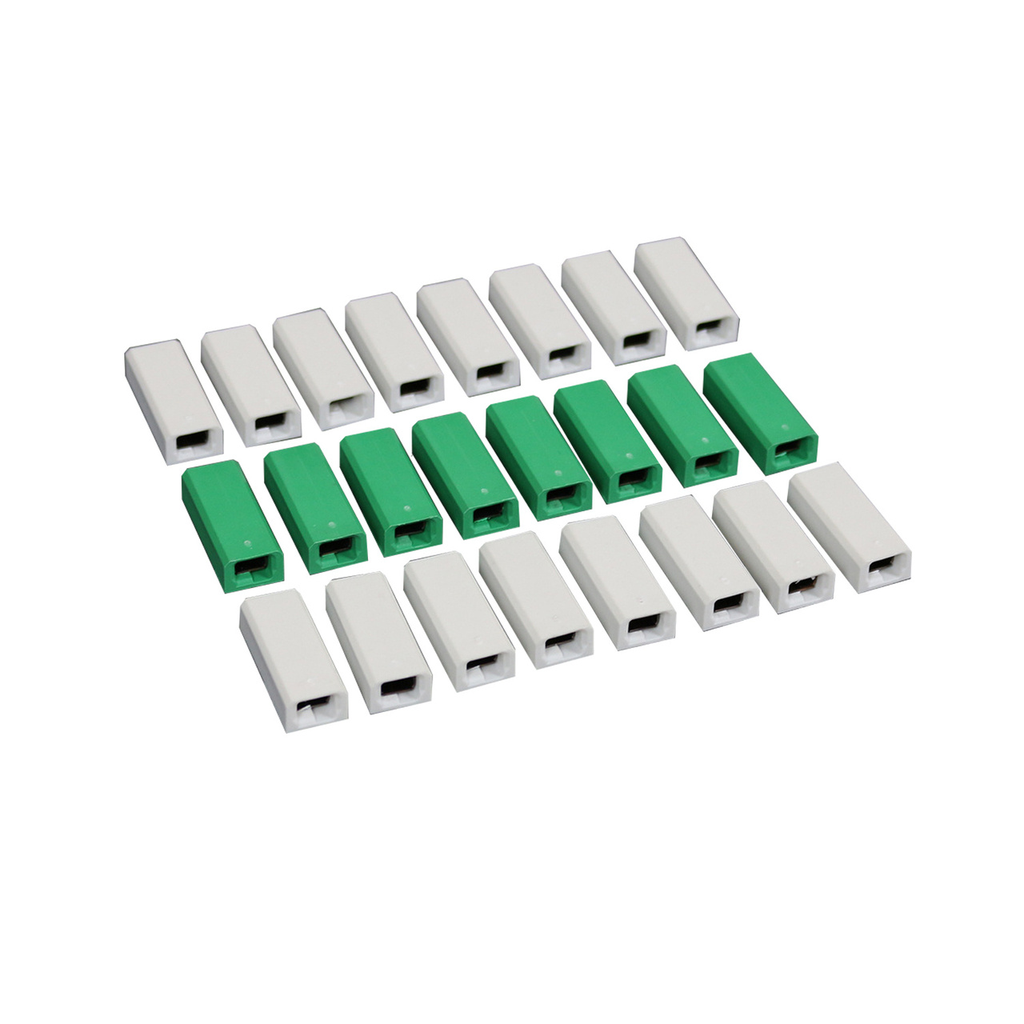 Product image for Wiremold W30/W30G 1-5/16" Steel 1-Channel 24-Piece Pressure Type Raceway Wire Connector