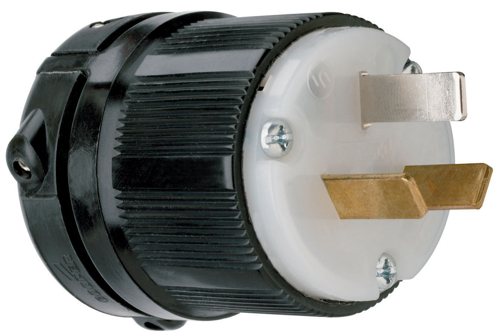 Pass & Seymour 9977 Straight Blade Plug, 20A 125/250V Rubber Product image for Pass & Seymour 9977 Straight Blade Plug, 20A 125/250V Rubber